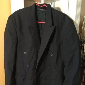 GGG BLACK BUTTON DOWN BLAZER SUIT JACKET XL